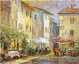 Famous Courtyard Paintings - Courtyard Cafe